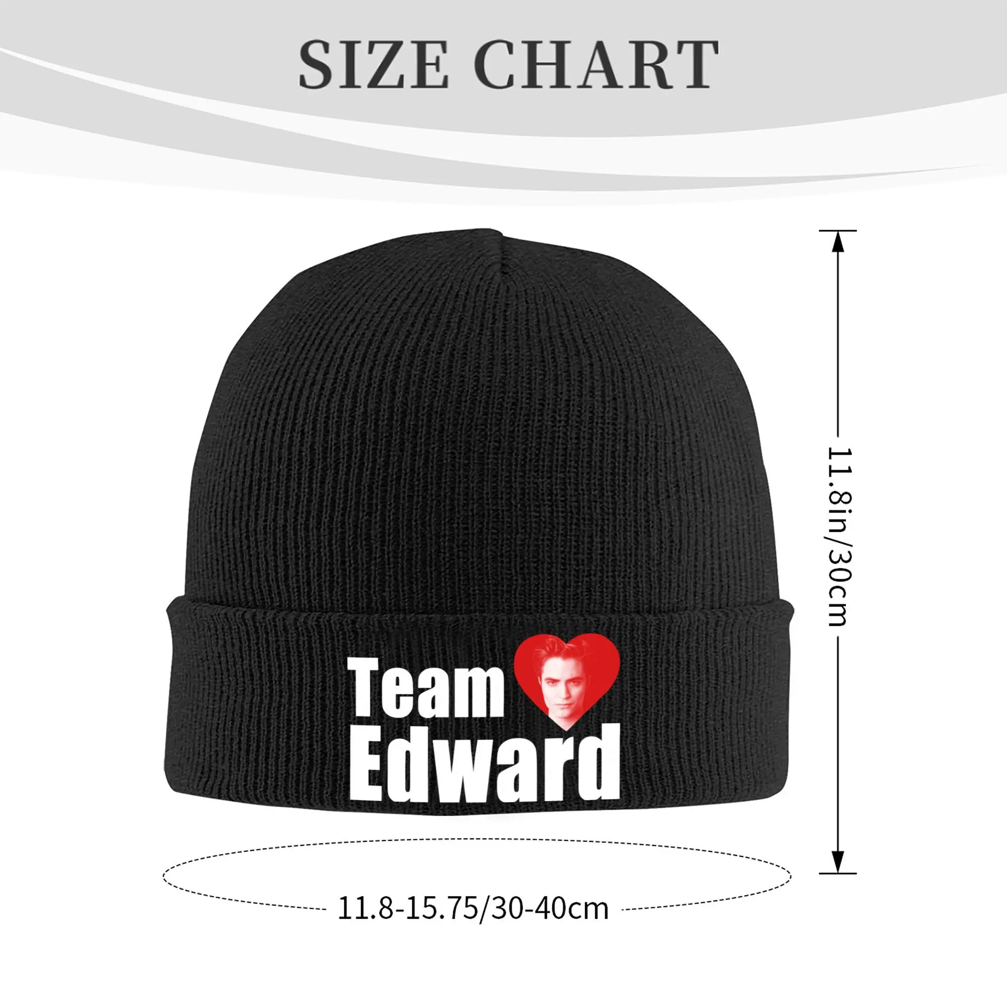 Custom Twilight Film Edward Cullen Skullies Beanies Caps Hip Hop Winter Warm Women Men Knitting Hat Adult Unisex  Bonnet Hat