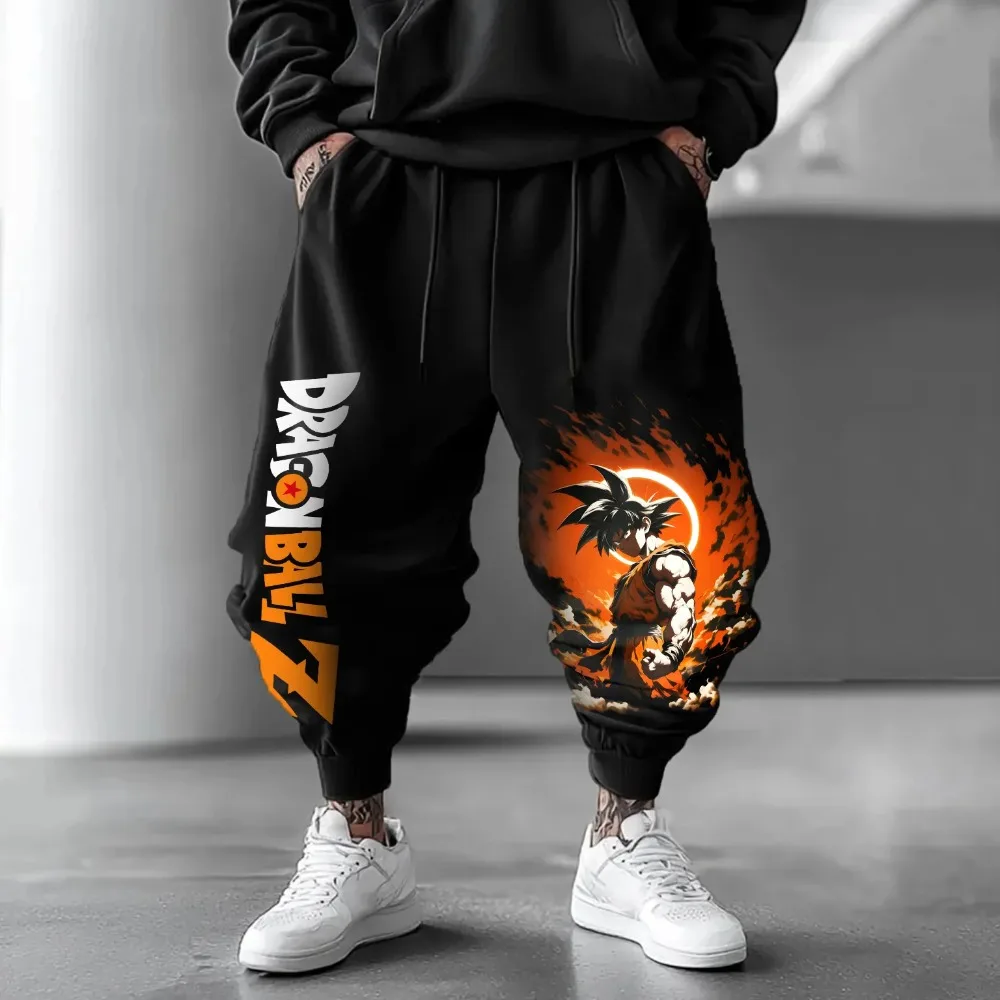 Dragon Ball Men's Pants Trousers Sweatpants Son Goku Japanese Anime Spring and Autumn Y2k Casual Cotton Niche Jogger Pants