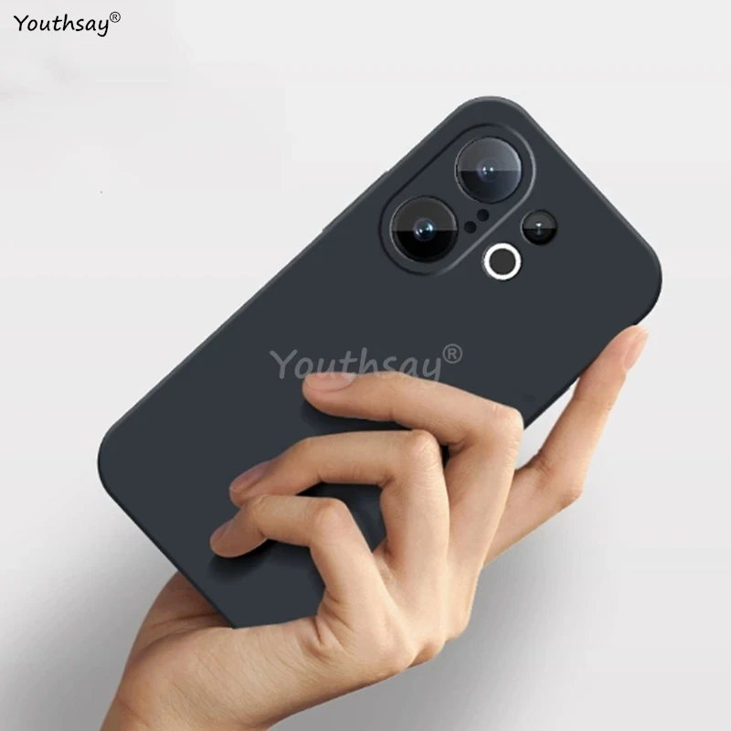 

Для Vivo X200 FE Чехол Vivo X200 FE Funda Shell Coque Мягкий ТПУ Оригинальный жидкий силиконовый чехол для телефона Vivo X200 FE