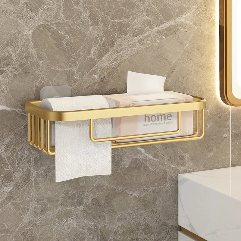 Estante de baño sin taladro, estantes montados en la pared, almacenamiento de champú, soporte cuadrado para ducha, organizador de baño de aluminio,