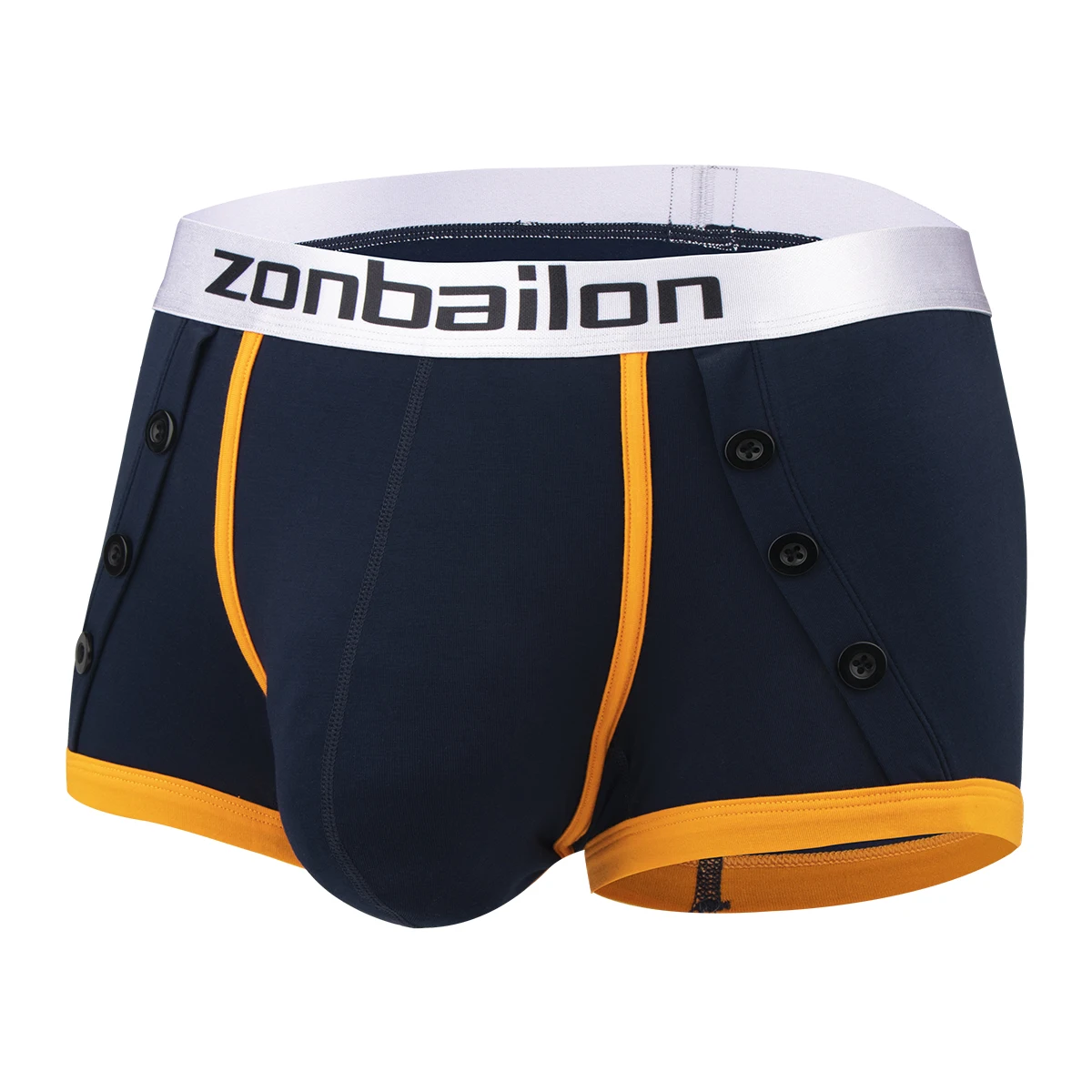 Zonbailon Men\'s Short Boxer Briefs Bamboo Fiber Classic Flex Waistband Comfort Size M-3XL