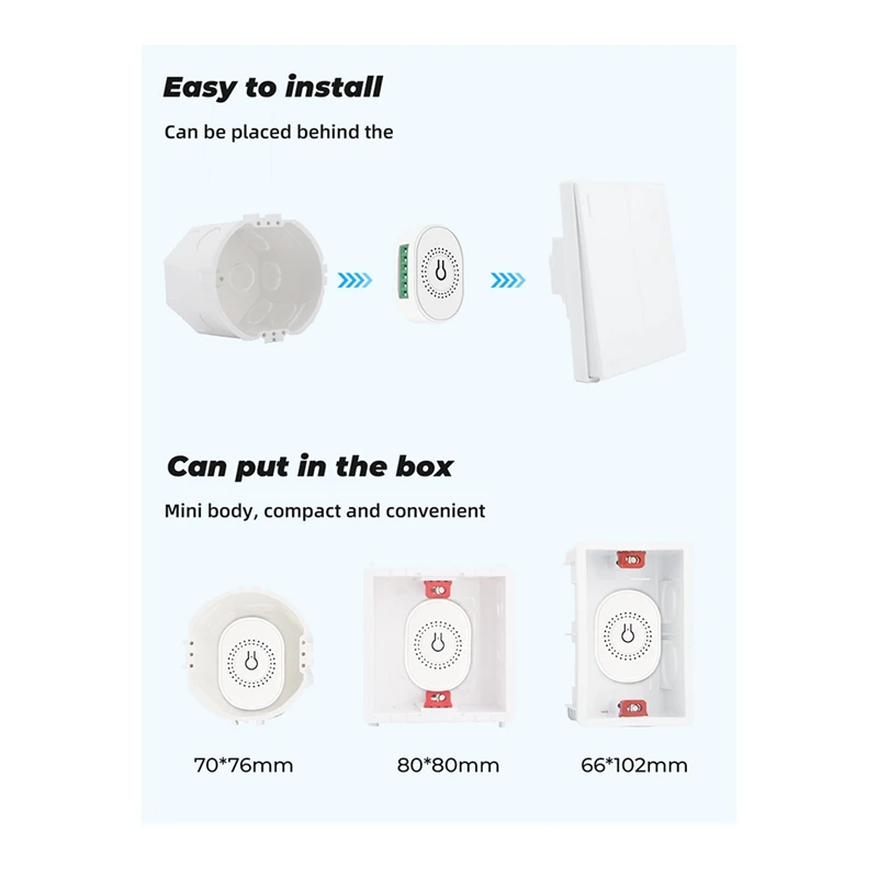 Tuya Smart Wifi Fan Ceiling Fan Switch Module Dual-Mode Reset Voice Switch Controller For Alexa Google Home