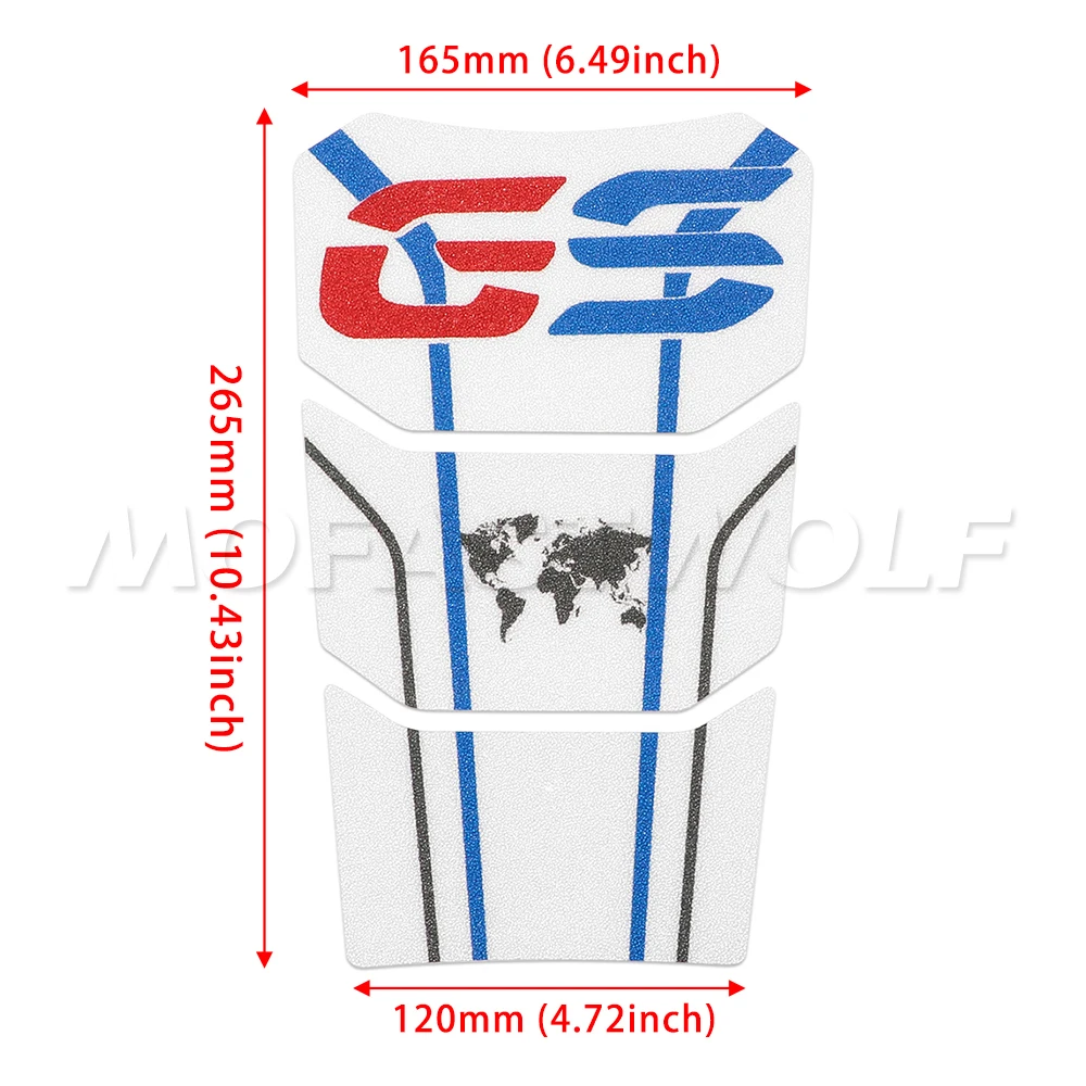 Fit for BMW R1250GS R 1250 GS Adventure 2019-2023 R1200GS Adv LC 2014-19 Motorcycle Tank Pad Protector Resin Sticker Decals