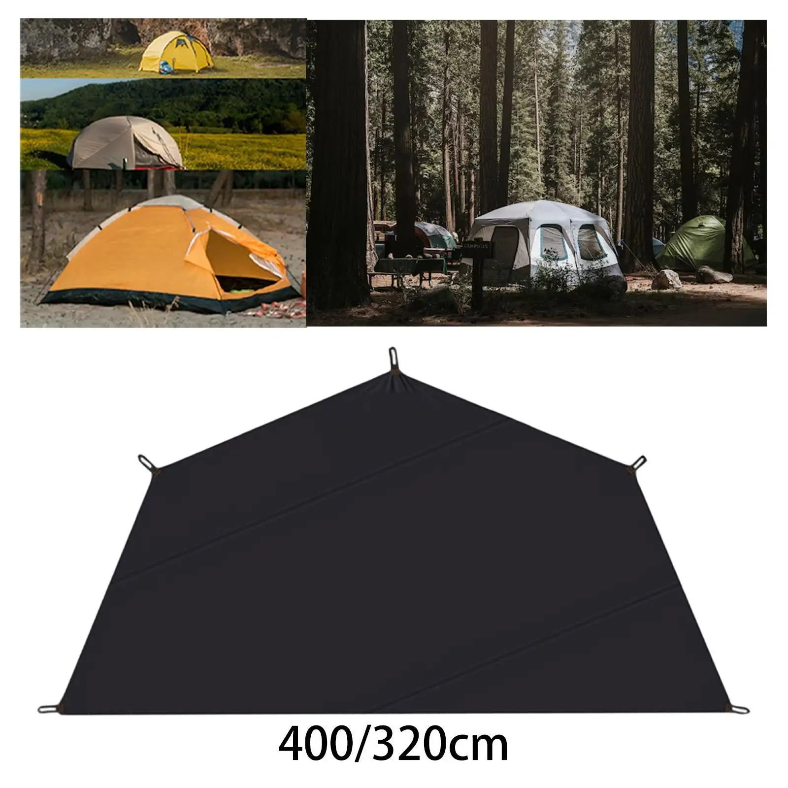 

Tent Footprint Lightweight Tent Tarp for Outdoor Activities Trekking Fishing