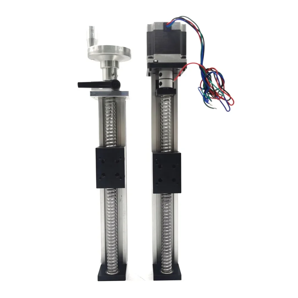 Imagem -05 - Cnc Bola Parafuso Deslize Tabela Motor Kit Guia Linear Rail Stage Atuador Curso Volante 42 mm Largura Sfu1204 1605 1610 100 1000