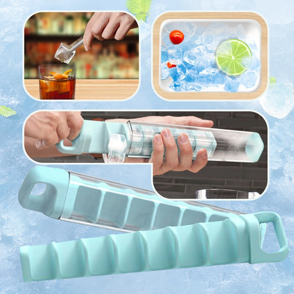 Vertical Ice Making Mold With 12 Grid Ice Cubes Maker Mould Reusable Quick Demoulding Ice Maker Tray For DIY Summer Ice Drinking