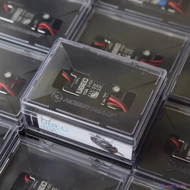 Hobbywing 10A UBEC V2 Módulo Regulador de Tensão 2-6S À Prova D 'Água Ajustável 6V/7.4V/8.4V para Peças de Brinquedo de Carro Pequeno