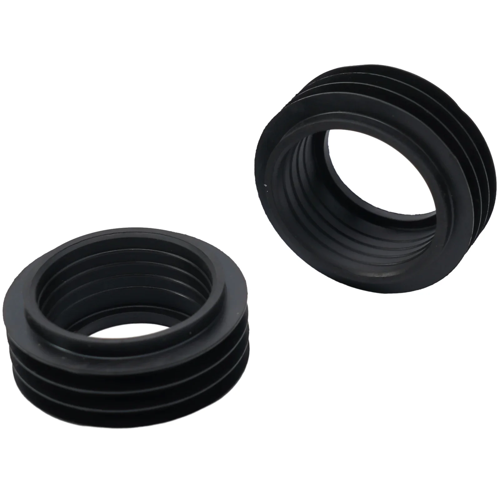 

2pcs For Low Level Flush Pipe Rubber-Cone Seal For 42mm 119.668.00.1 60*42*25mm Black Kitchen Drains Strainers