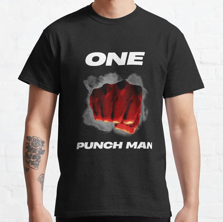 A Hero For Fun Saitama Gift T-shirt for Anime lover 0529 One Punch Man Manga Print Graphic Clothes All Size Tops S-6XL
