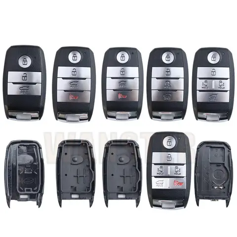기아 세도나 그랜드 카니발 Snugly Sorento Doule Carnival Sportage Cerato K2 K3 K4 K5 Optima 용 자동차 키 Fob 케이스 쉘 하우징