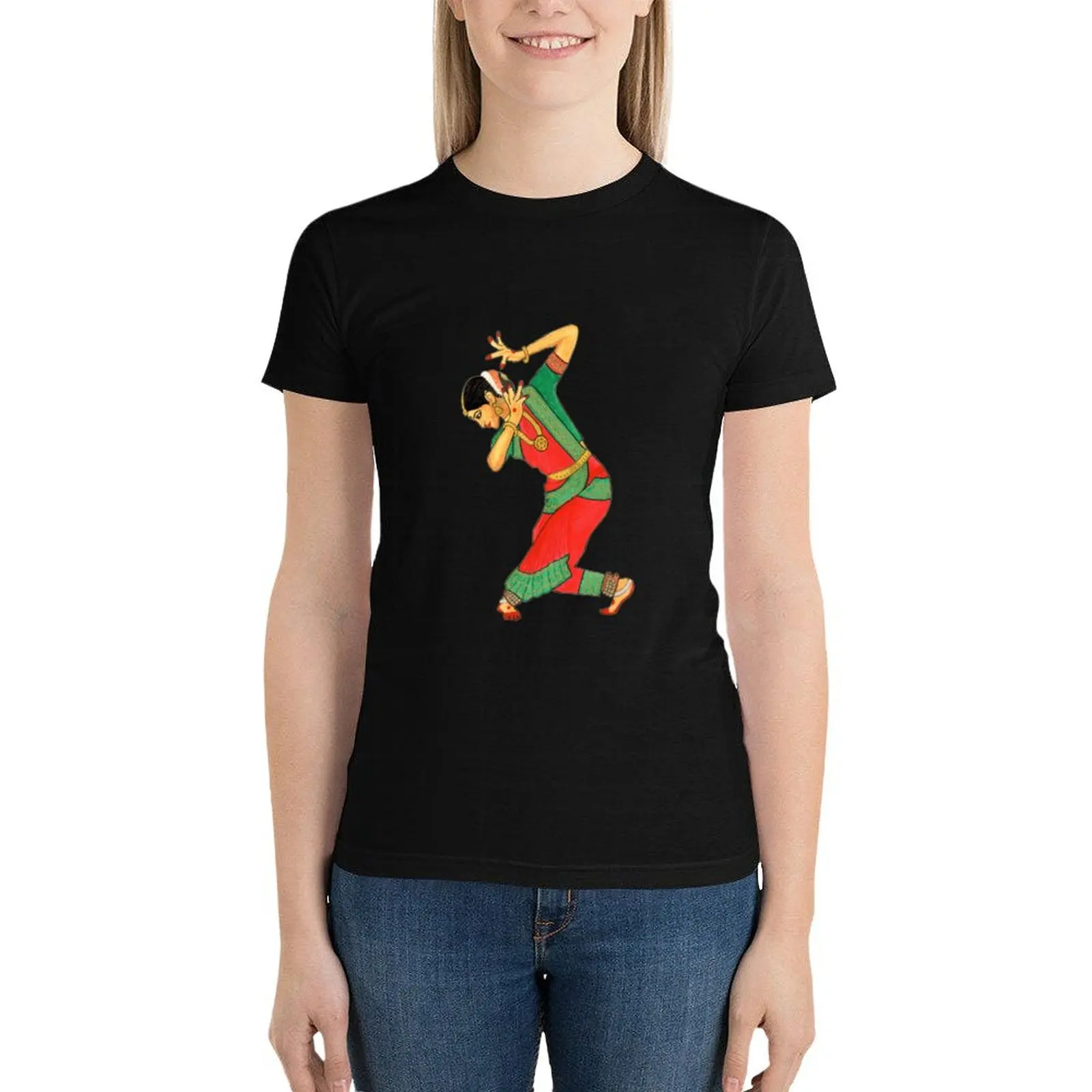 Bharatanatyam dancer art - Indian classical dance / dancer T-Shirt sports fans customizeds Woman clothes