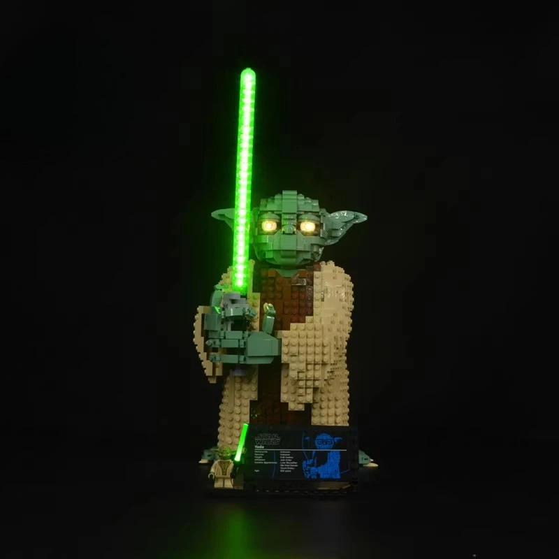 LED-verlichtingsset geschikt voor LEGO Yoda 75255 bouwstenen bakstenen doe-het-zelf lamp speelgoedset exclusief model