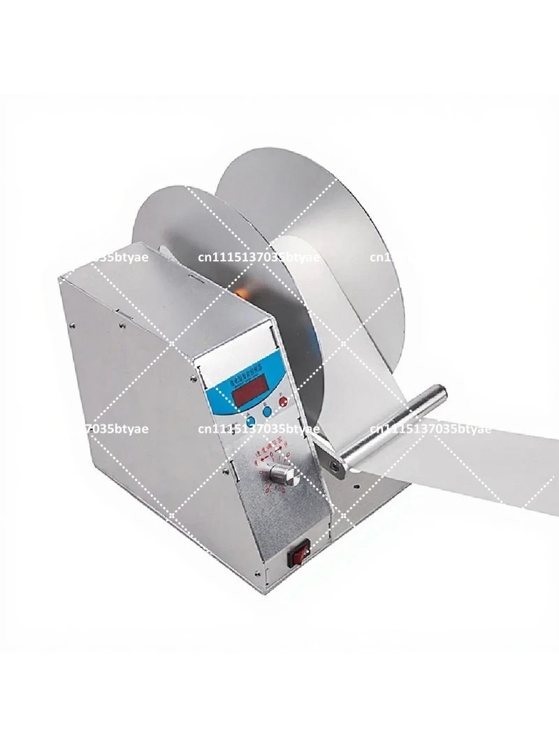 110V/220V Two-Way Automatic Label Rewinder for Self-Adhesive Barcode Tape Rewinding Machine