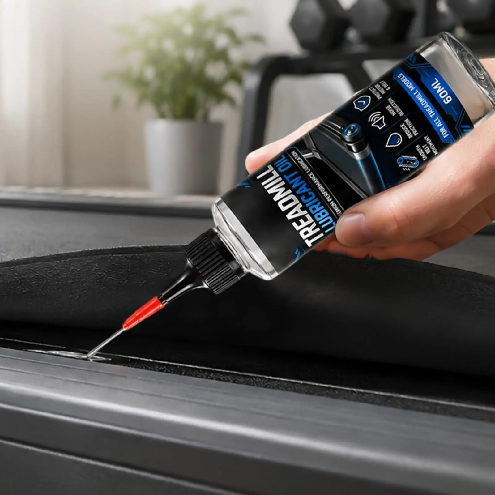 60ml Treadmill Silicone Lubricant Non-Stick Belt Oil for Running Machine Maintenance Fitness Equipment Care Tool