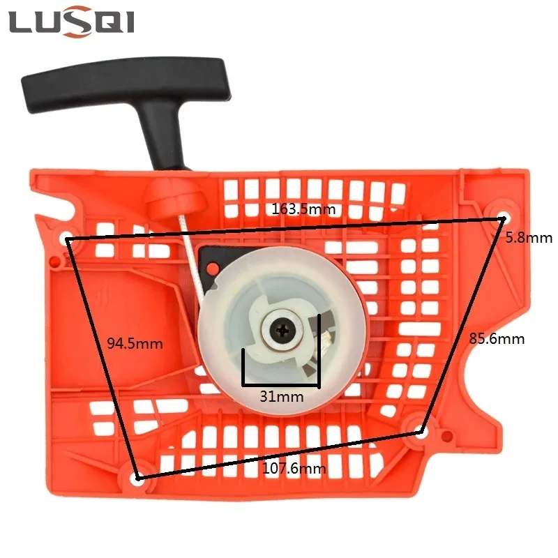 LUSQI 1 قطعة بالمنشار بادئ حركة ارتدادي إصلاح جزء G4500 G5200 4500 سلسلة المنشار محرك البنزين إصلاح بدء #6