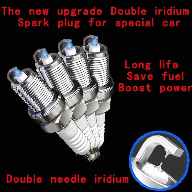 

4pcs 12290-RB0-J11 Double Iridium Spark Plug fit for Honda CR-Z 1.5L 2011 2012 2013 2014 2015 2016 12290RB0J11 DIFR6D13 94167