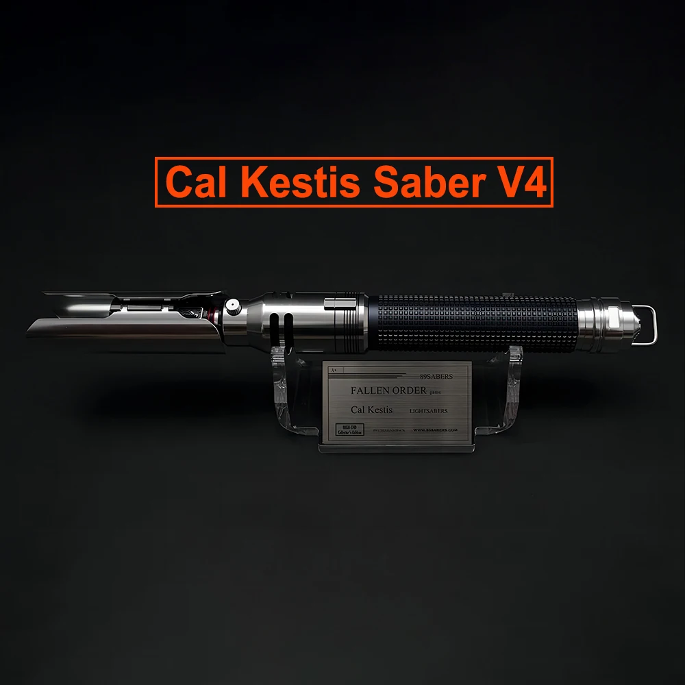 89sabers 4th Generation Cal Kestis Saber Jedi Fallen Order Pixel Lightsaber Proffie 3.9 Tail Glow Battle Damaged Light Sword Toy