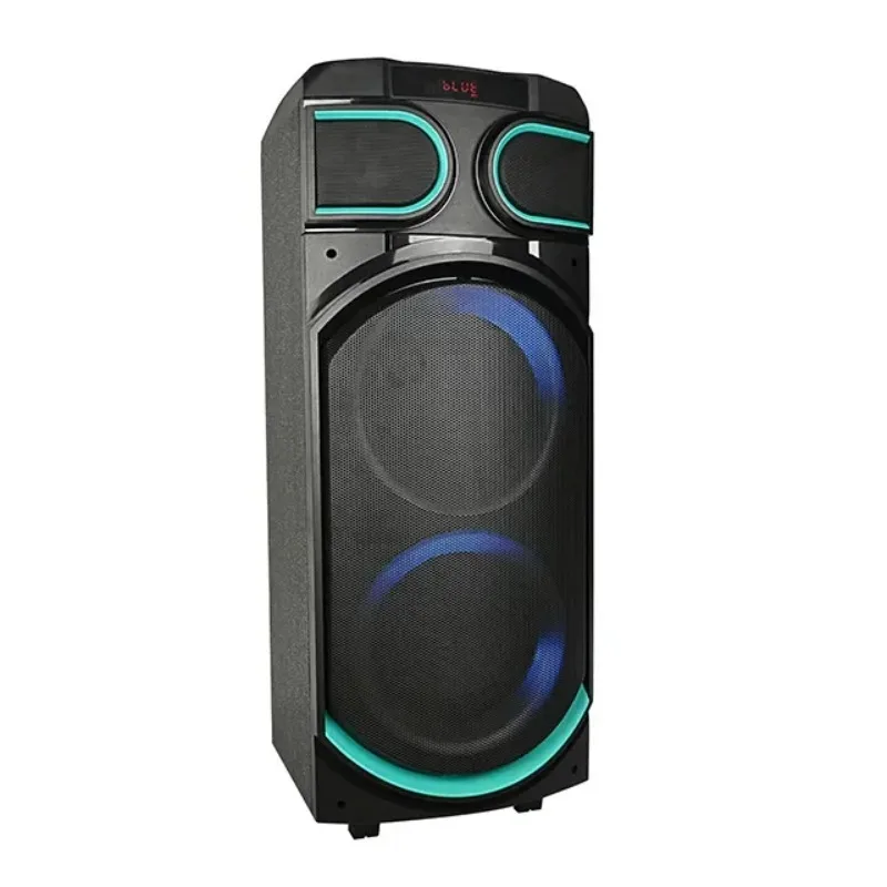

ED-826 Dual 8 Inch Wholesale Professional DJ Karaoke Wireless BT with FM Radio Speaker
