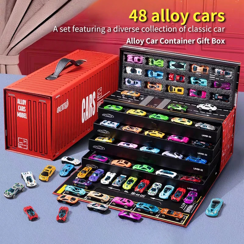 

Ruihe Alloy Children's Toy Car Set Mini Model Cars Racing Cars Birthday Gift for Boys