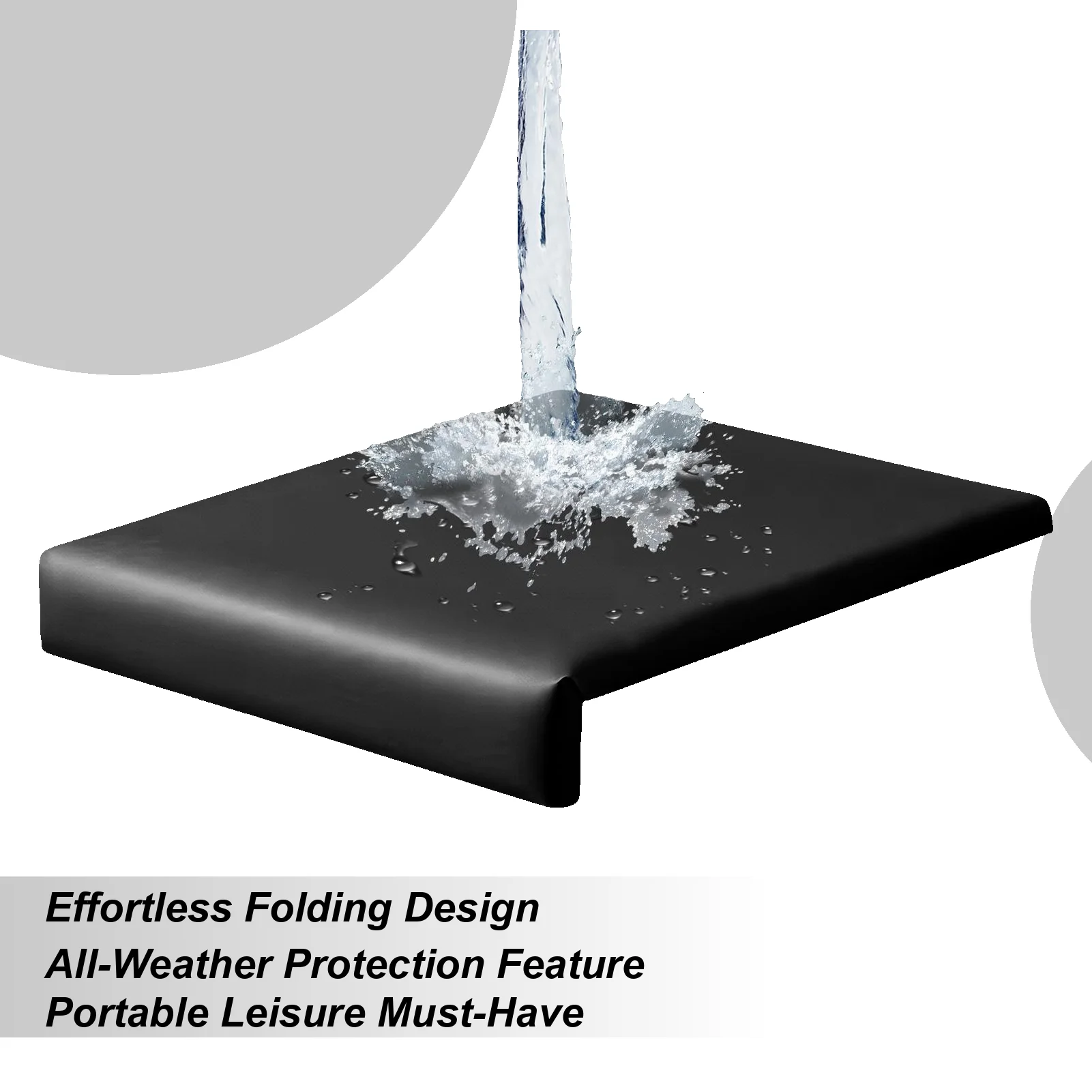 プールチェア-ソフトで通気性のある滑り止め付きポータブル防水プールラウンジャー-パティオチェアクッション-パティオ、芝生、自宅、湖畔、ビーチ用