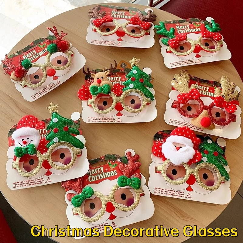 

Christmas Decorative Glasses for Women Whimsical Children's Couples' and Student Christmas Costumes Party Hair Accessories
