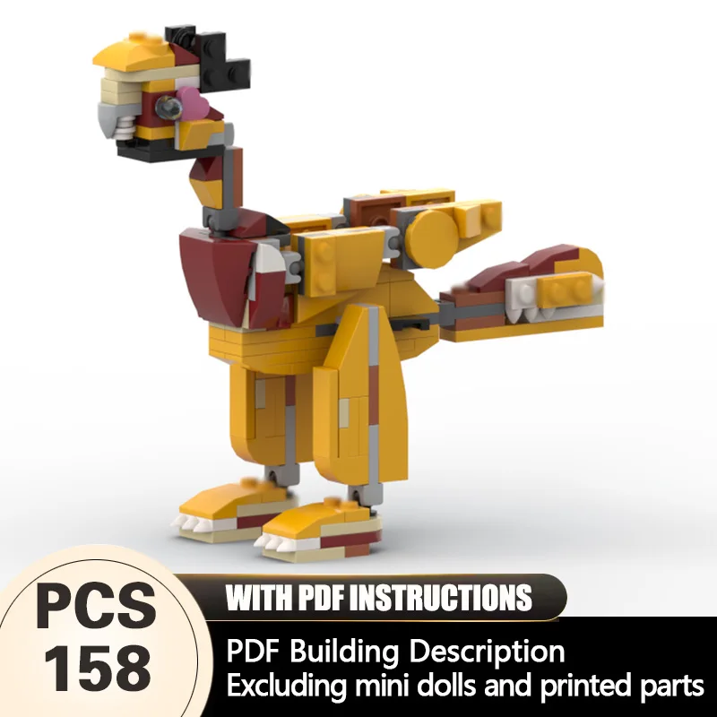 

Creators Animal Series Model MOC Building Bricks Secretary Bird Modular Technology Gifts Holiday Assemble Children Toys Suit