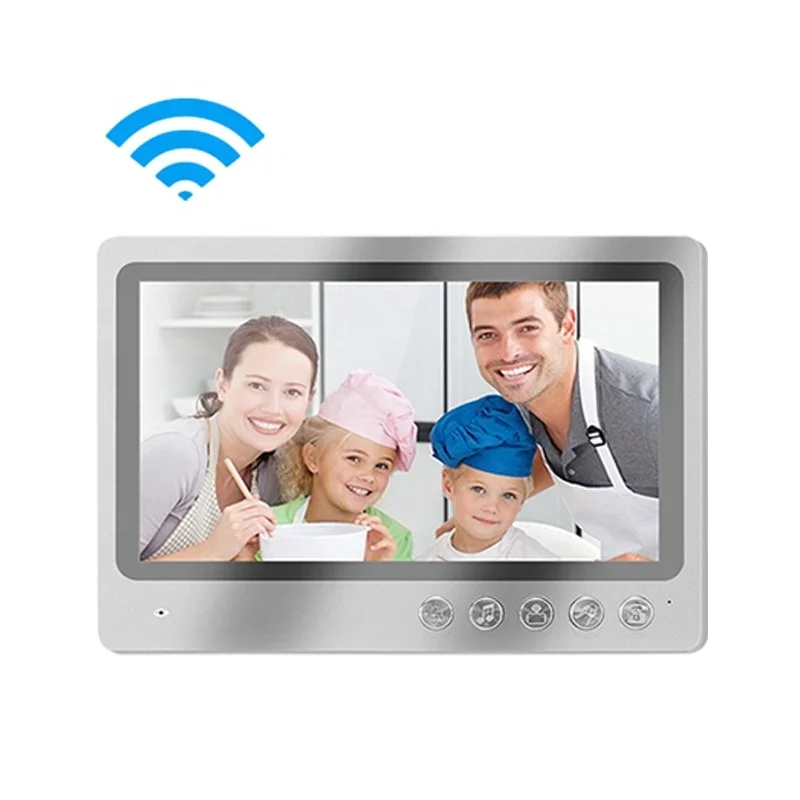 Android IOS Tuya  9 Inch Video Door Bell 12 3 4 Video Monitors Waterproof Video Intercom System For 12 3 4 Apartments