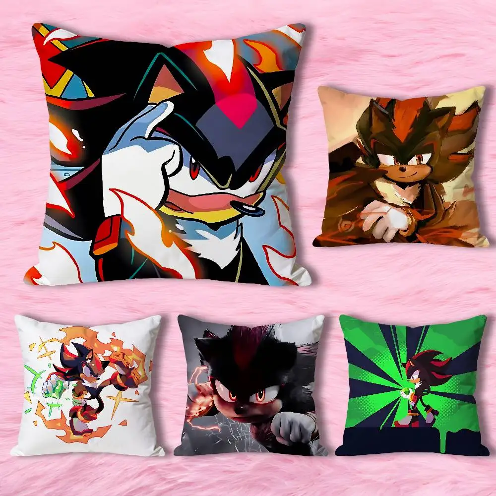 S-Shadow The H-Hedgehogs Throw Pillow Case Decoration Bed Custom Square Pillowcase Pad Cover