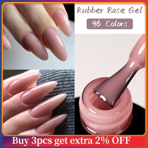 Imagen 1 del producto UR SUGAR-esmalte de uñas en Gel con Base de goma Natural, color rosa lechoso, blanco, brillo, semipermanente, para remojar, UV, LED, 7ml