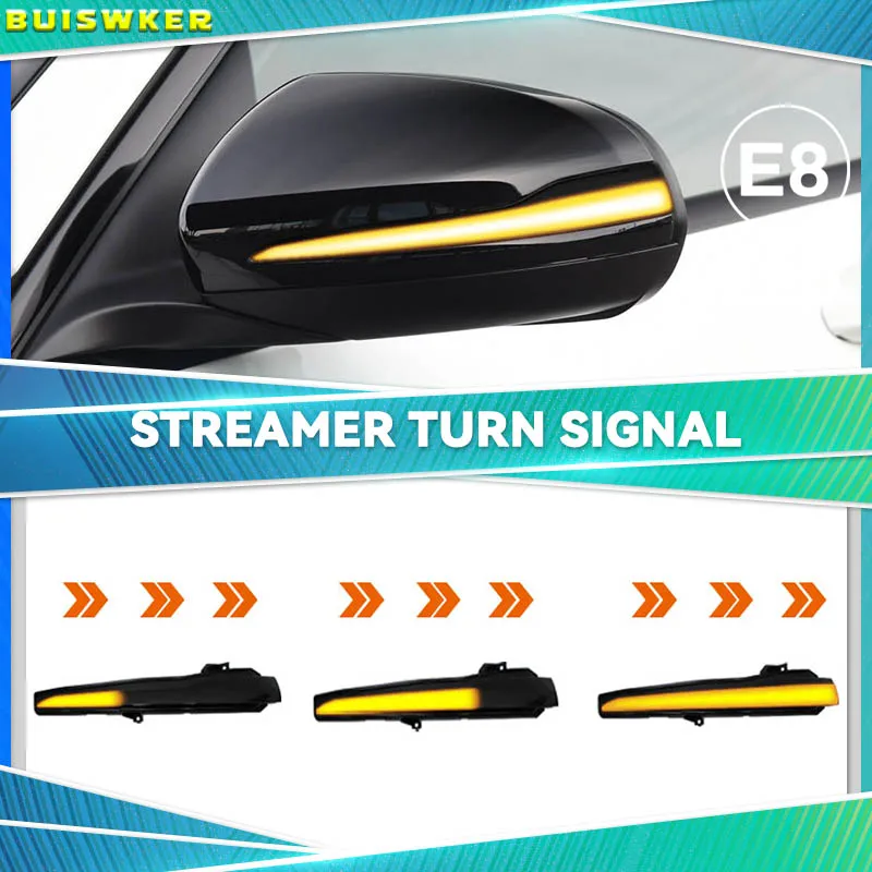For Mercedes Benz C E S GLC W205 X253 W213 W222 V Class W447 Dynamic Turn Signal Light Flowing Water Blinker Flashing Light 