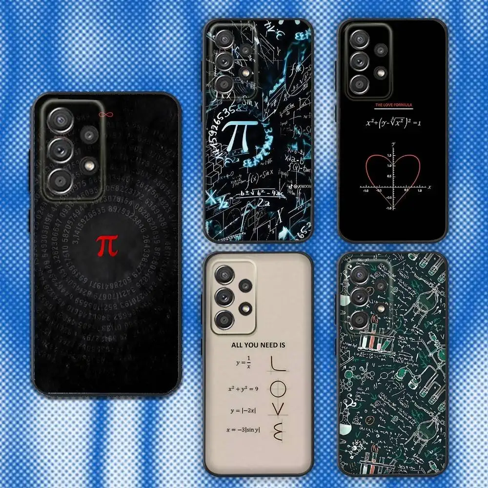

Chemical Math Formula Phone Case For Samsung S25,S24,S21,S22,S23,S30,Ultra,S20,Plus,Fe,Lite,Note,10,9,5G Black Cover