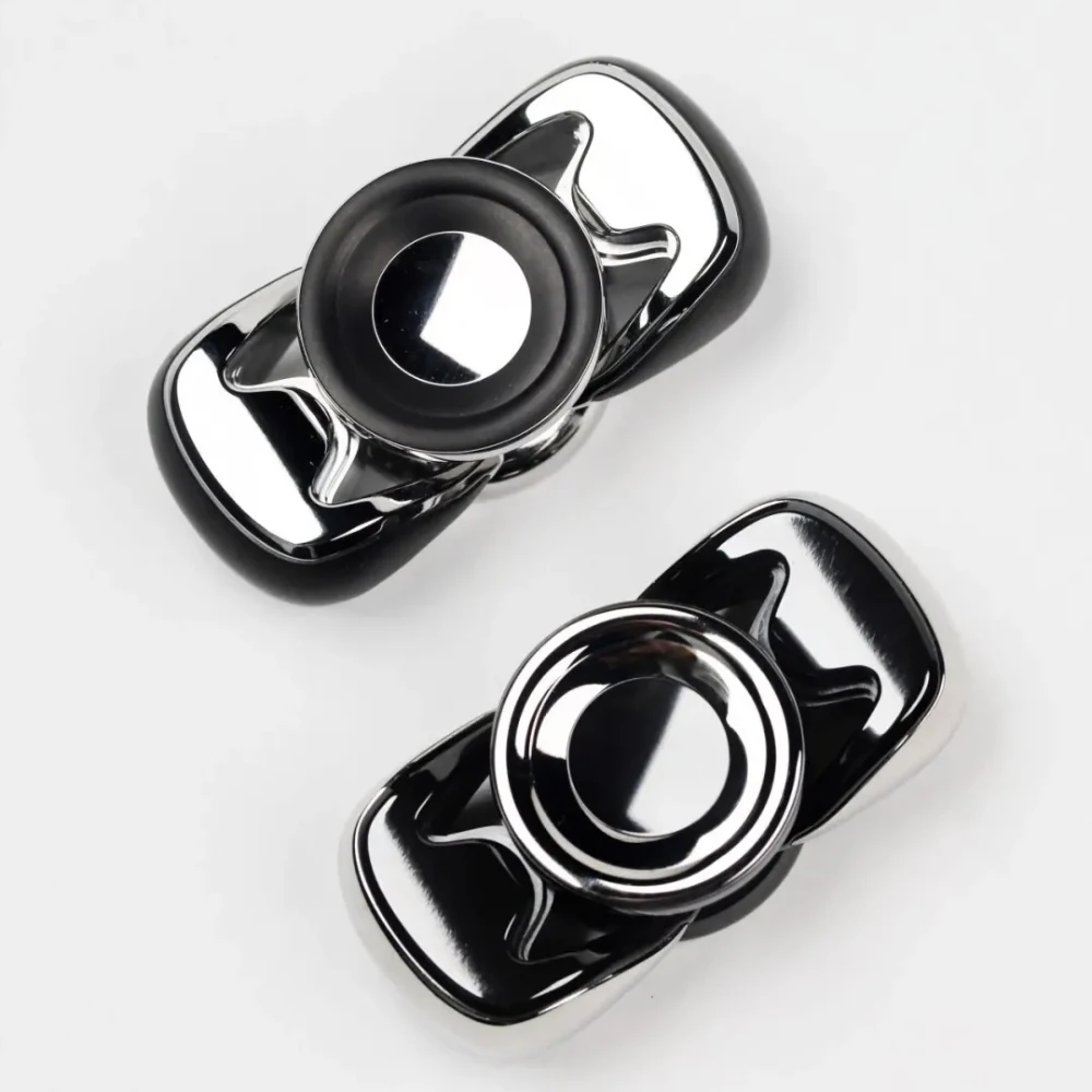 Flying Art EDC Fat Fidget Spinner Open Nail Gyro Stainless Steel Zirconium Stress Relief Toy Spinner Anxiety Relief Gadgets
