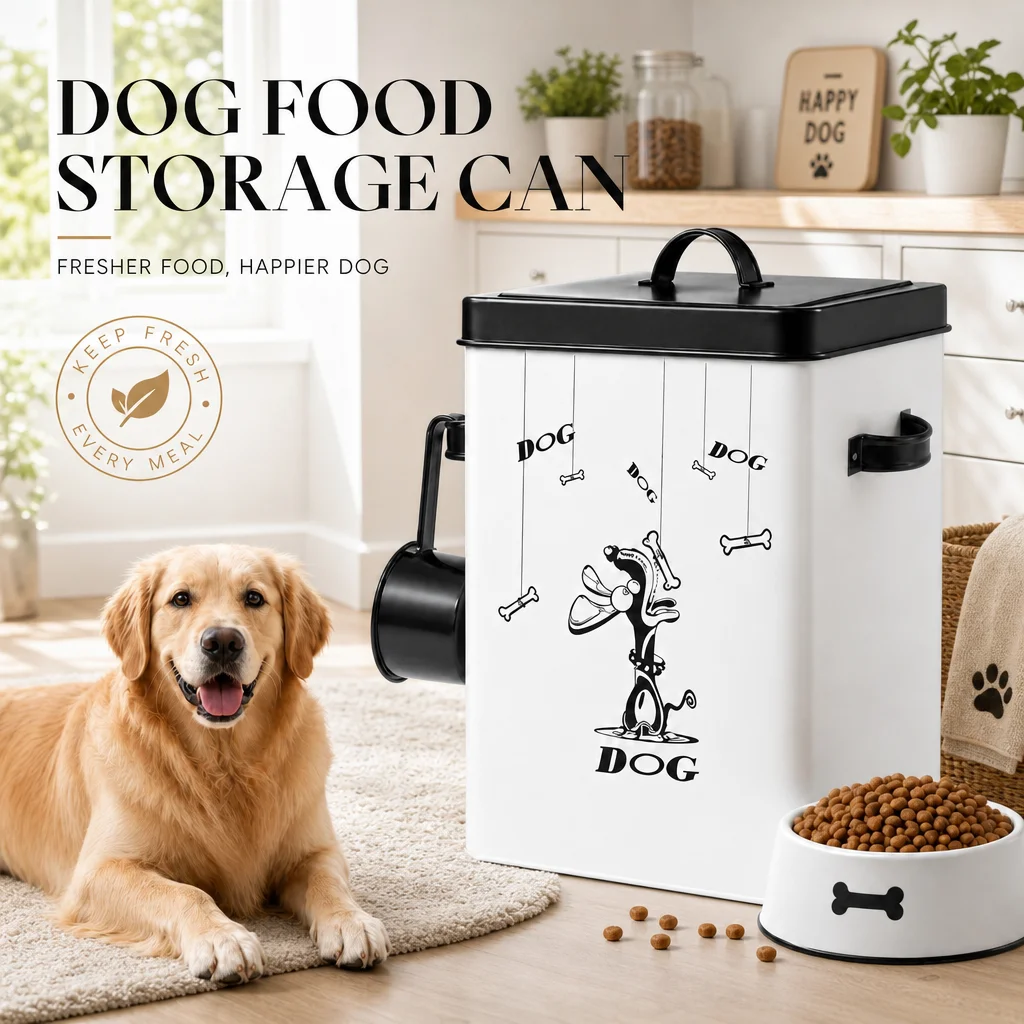 Dog Food Storage Xl - Airtight Metal Dog Food Storage Container