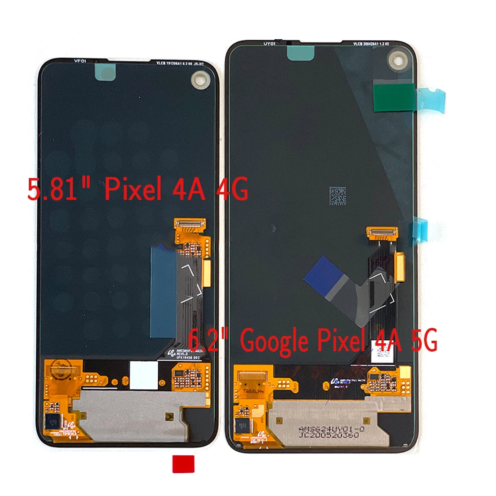 AAAAA+++ AMOLED For Google Pixel 4A LCD Display Screen Touch 5.81\