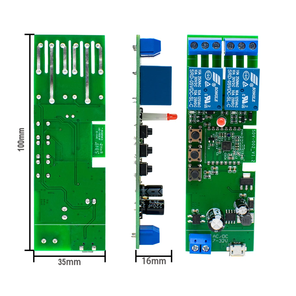 Smart Wifi Switch Module 12V 24V 220V 85-250V Ewelink APP Remote Control 1/2 Channel Inching Relay Work With Alexa Google Home