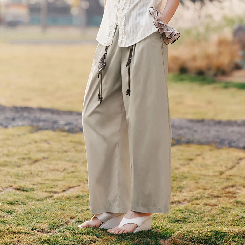 Semir Women's High Waist Wide Leg Pants, Summer Casual