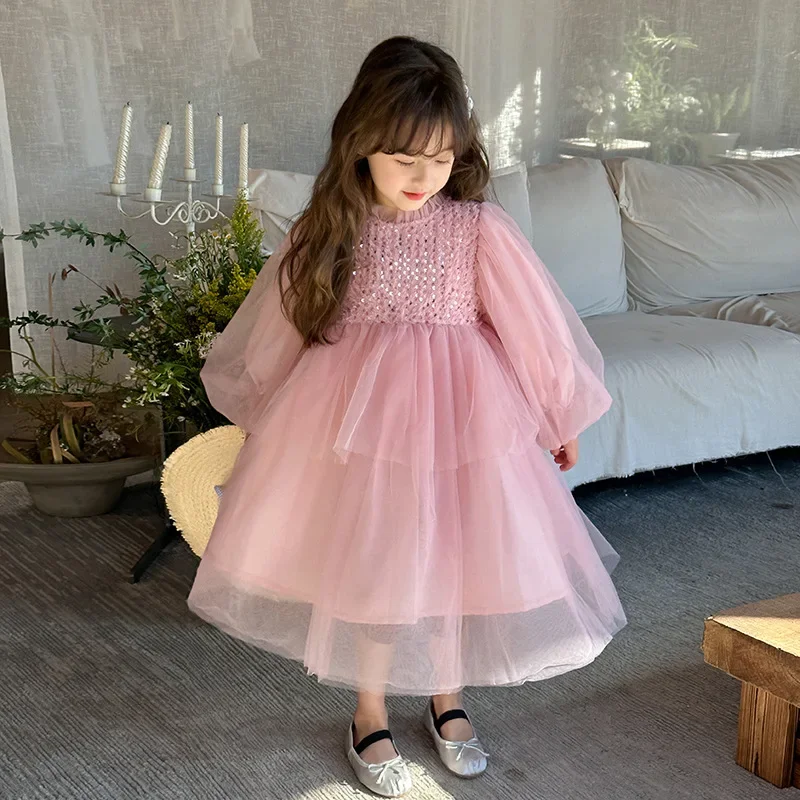 

2025 New Spring and Summer Dress Simple Casual Style All-match Fashion Kids Clothes Skirt Baby Girl Skirt Clothes Children