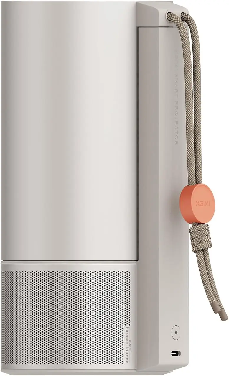 

Портативный проектор с Google TV, Netflix, регулируемой подставкой, поддержкой Power Bank, 450 люмен и динамиками Harman Kardon