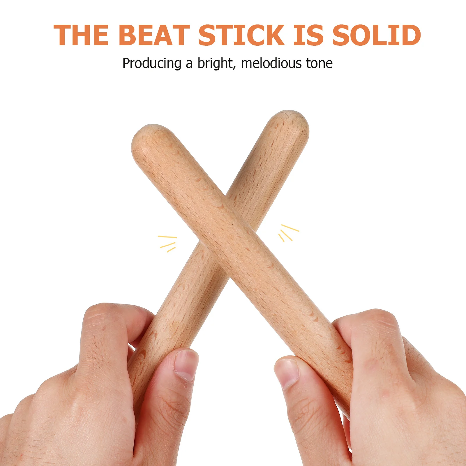 1 مجموعة 1 مجموعة خشبية البيض شاكر إيقاع عصا 20 سنتيمتر أداة قرع لتدريب الموسيقى الهزازات الآلات #3