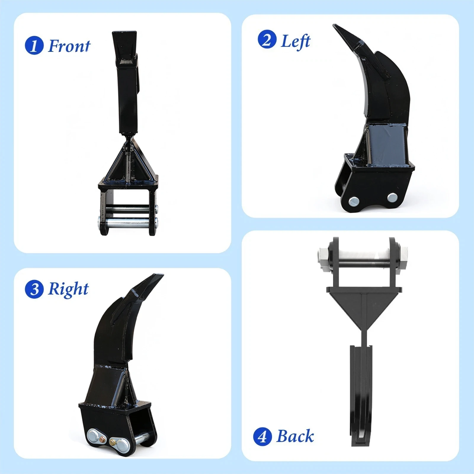 DIGMASTER Mini Excavator Ripper Attachment, Heavy Duty Single Tooth Ripper for 1-3 Ton Excavator, US Stock Free Shipping