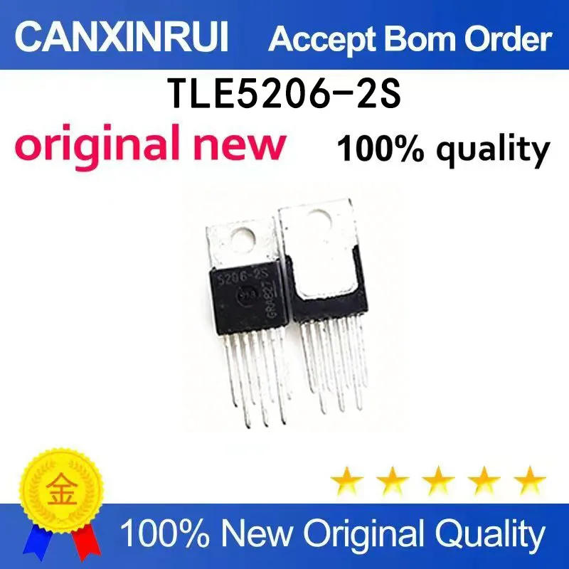 

(5-100 pieces)Brand new original TLE5206-2S 5206-2S direct insertion TO220 DC motor control chip IC