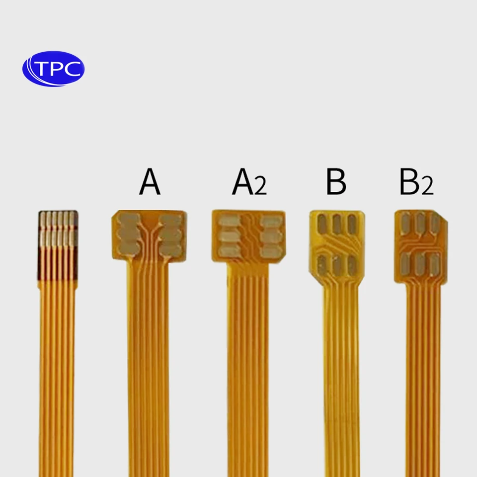 TPC Nano 4FF Sim Card Converter FPC Extension Cable to Nano 4FF Micro 3FF Standard 2FF Sim Usim Card Adapter Conversion Line