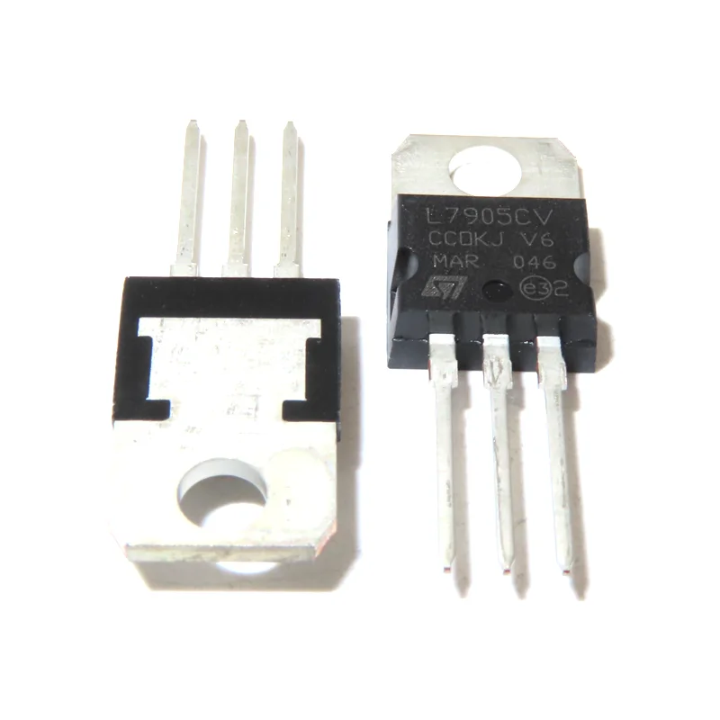 10pcs/ L7905CV three-terminal voltage regulator chip triode 5V new domestic ST in-line TO-220 L7905