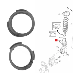 Voorste Schokdemper Rubber Pad Pakking Isolator Voor Volvo S80 S60 Xc90 30666314 31200486