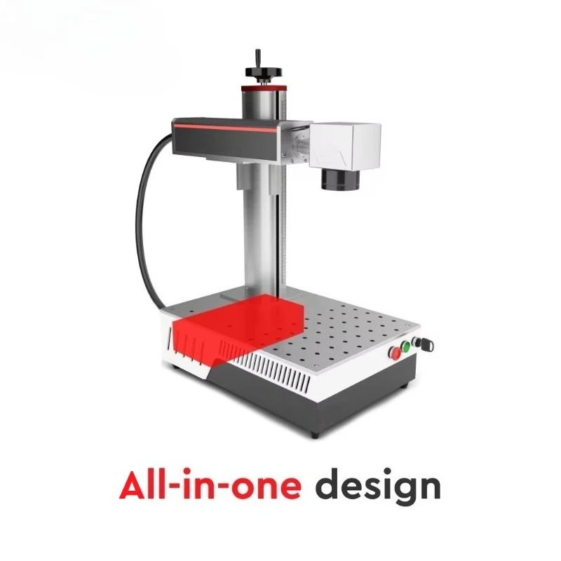 Automatic Fiber Laser Marking Machine With Conveyor Table For Titanium Part Number Marking Durable Marking Wholesale Supplier