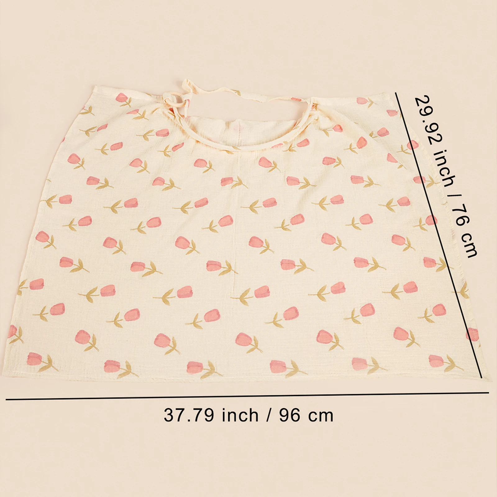 Tulip Printing Mother Outing Privacy Breastfeeding Adjustable Apron Baby Feeding Nursing Cover Blanket Stroller Cover Blanket
