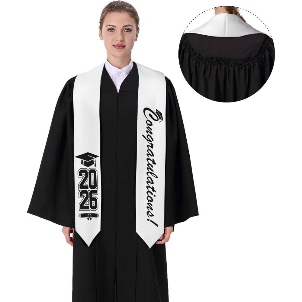 Class Of 2026 Graduation Stole Senior 2026 Honor Graduation Sash High School College University Graduation Party Favor Supplies