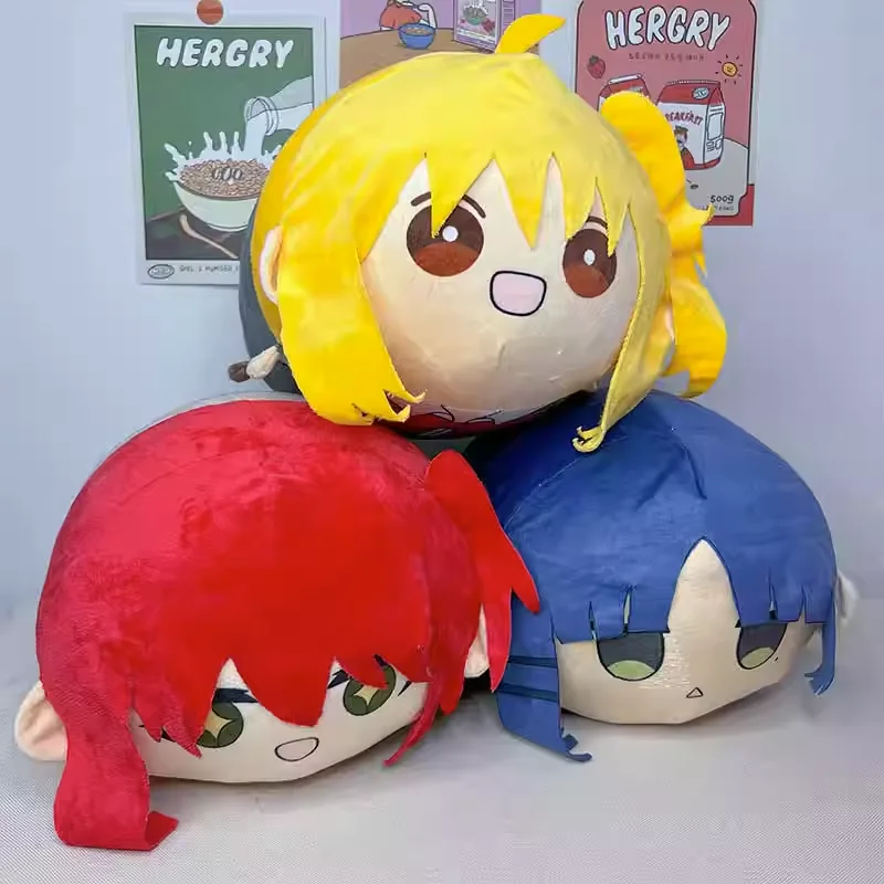 Anime BOCCHI THE ROCK Gotoh Hitori Yamada Ryo Kita Ikuyo Adorable Cartoon Plush Papa Dango Dolls  Throw Pillow Pendant Gifts