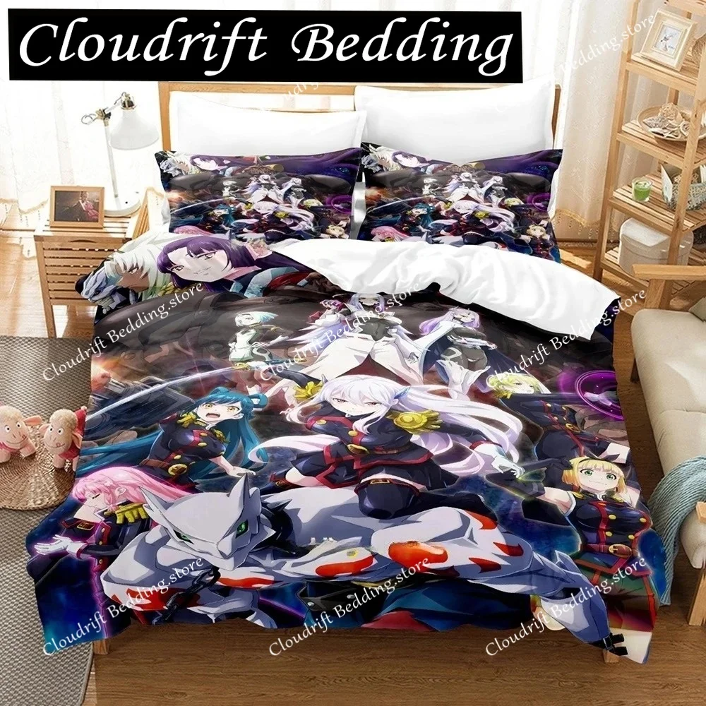 3D Anime Chained Soldier Bedding Set Single Twin Full Queen King Size Bed Set Adult Boy Bedroom Duvet cover Sets Home Textiles