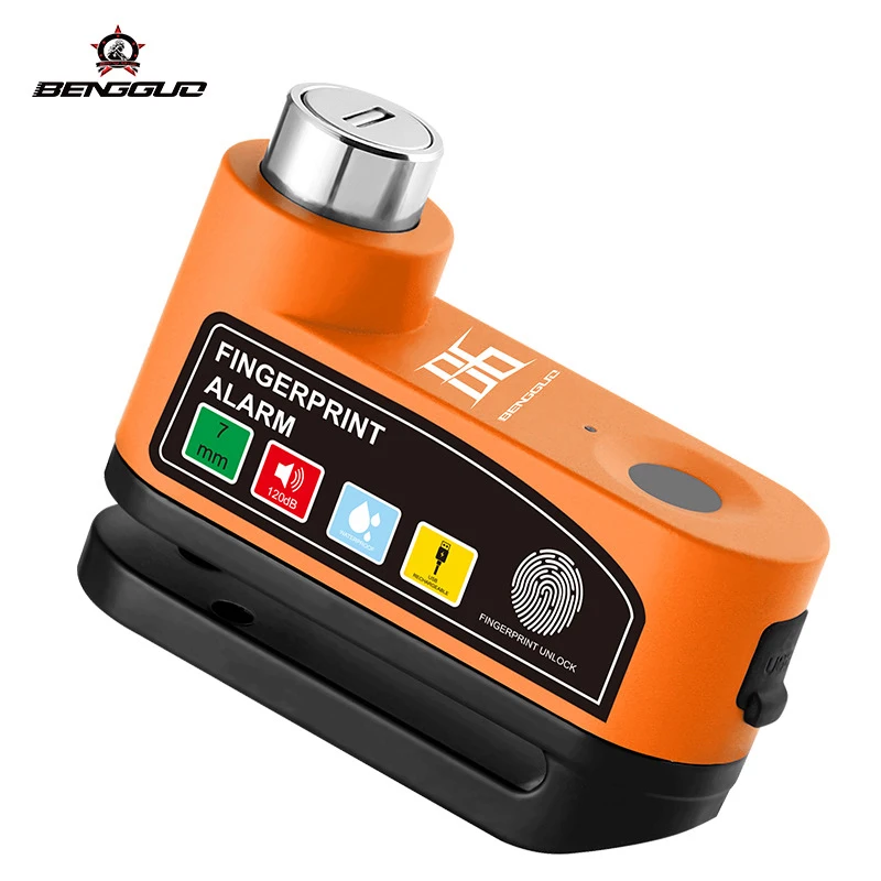 

Мотоциклетная сигнализация, замок дискового тормоза, противоугонный замок для мотоцикла, велосипеда, сигнализация, защита, навесной замок, аксессуары для мотоцикла и велосипеда